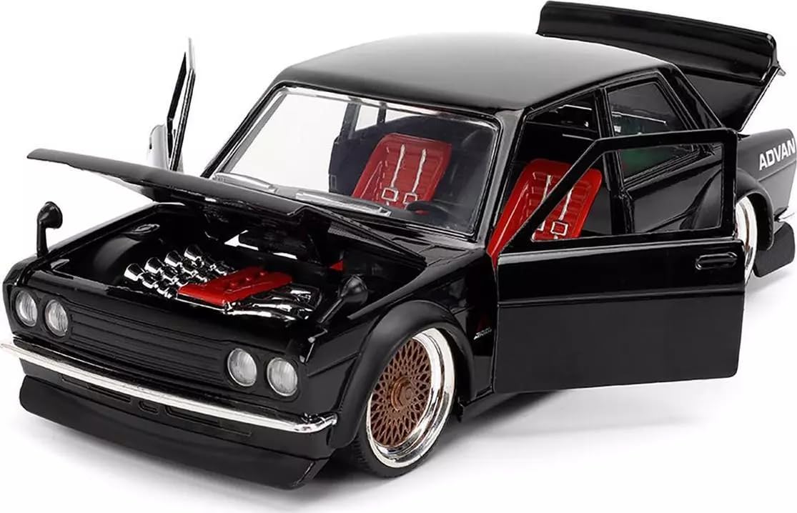 Amazon | JADA TOYS 1/24 ダットサン 510 1973 アドバン カスタム